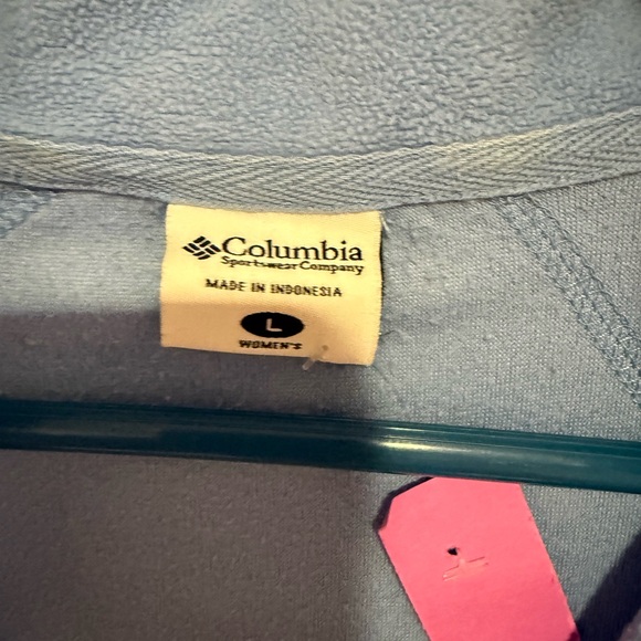 Columbia Women's Light Blue Fleece Pullover - Picture 7 of 10